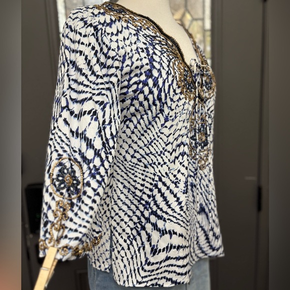 Soft Surroundings Women’s South Beach Beaded Tunic - Picture 4 of 13